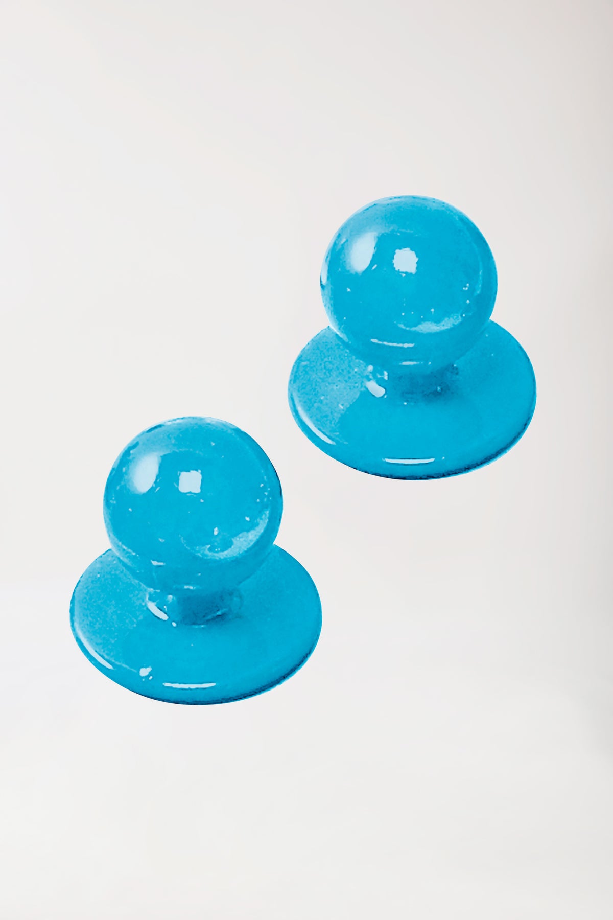 Gastro kogelknopen unisex - 12 stuks turquoise