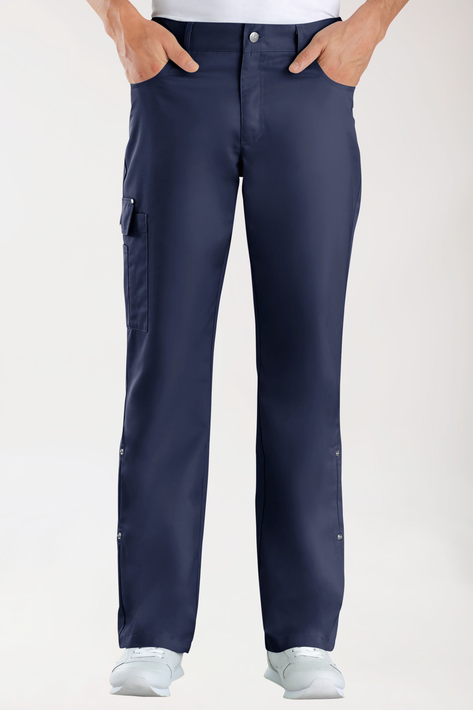 JUST STRONG broek unisex - deels elastische boord navy