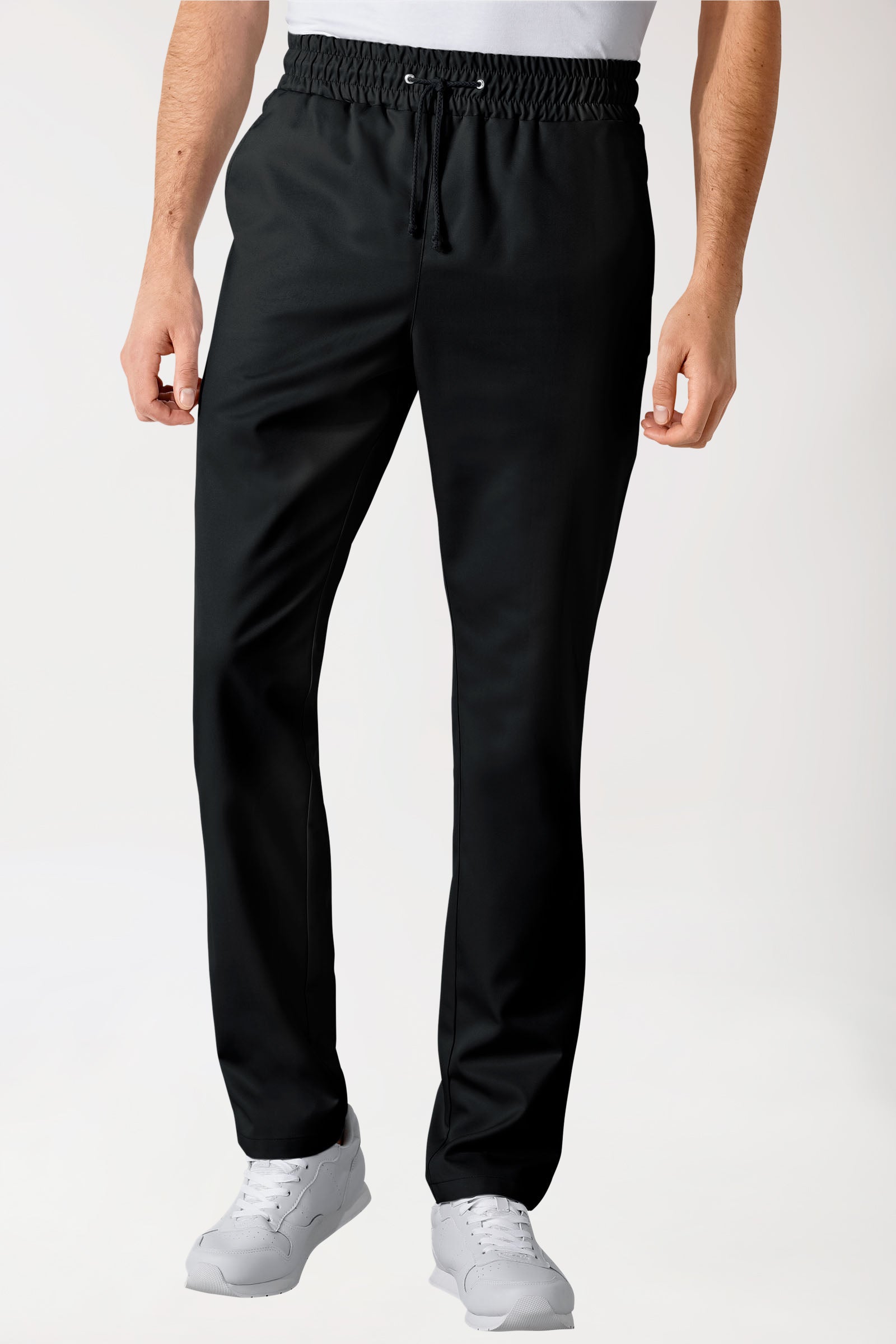 GREEN broek uniseks - elastische boord zwart