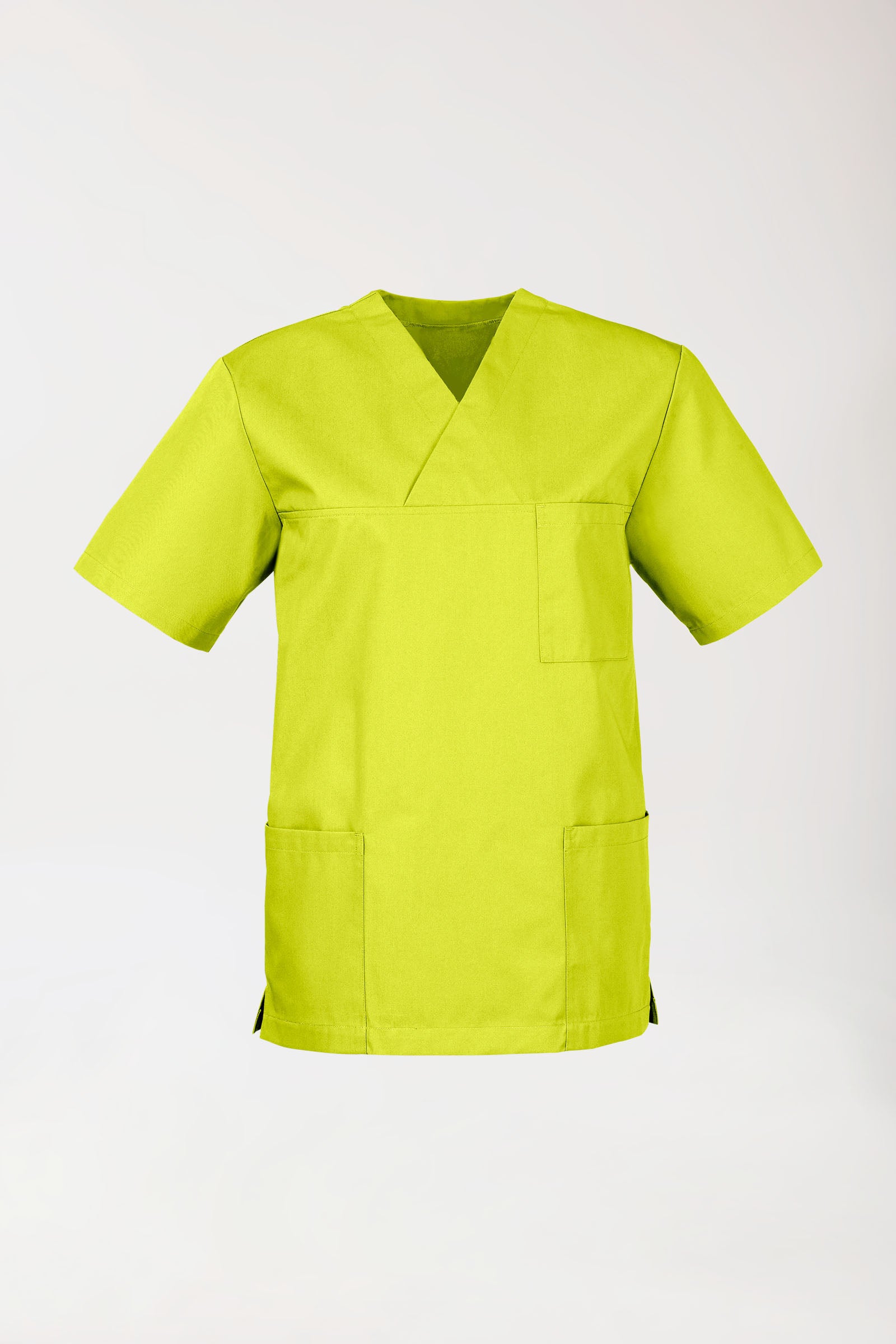JUST STRONG oversteektuniek uniseks - V-hals lime-groen